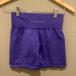 NVGTN indigo biking shorts